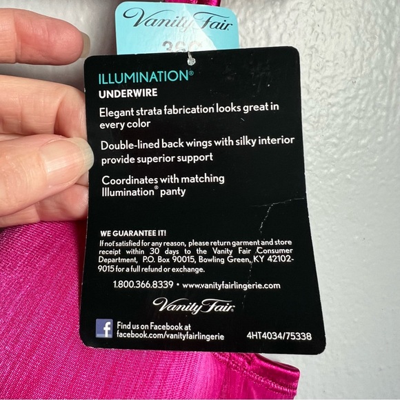 Vanity Fair Illuminations Bra Blue - Picture 7 of 9